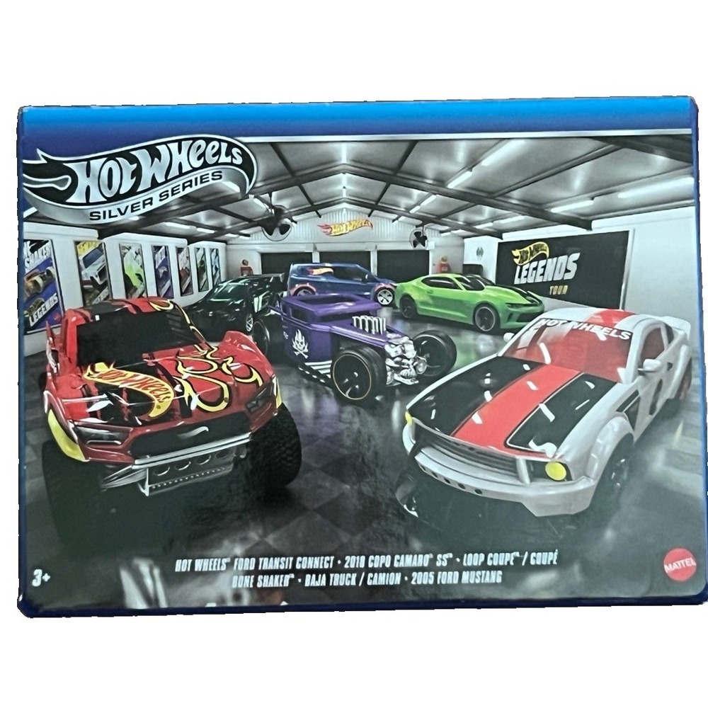 2026 HOT WHEELS SILVER SERIES LEGENDS TOUR 6 PACK MUSTANG CAMEERO BONE SHAKER